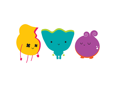 Poxies character colourful cute illustration illustrator strange vector weird