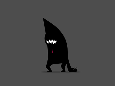 Gorged character creature dark design graphic illustration illustrator monster vector