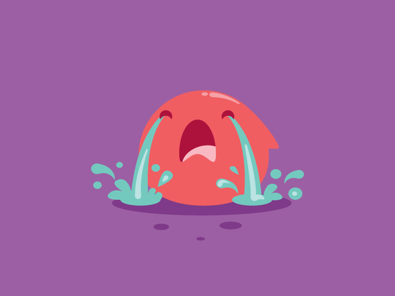 😭 :sob: by Syrupsprinkles on Dribbble