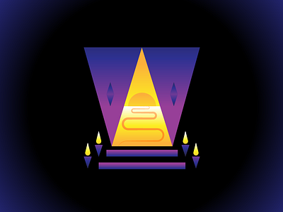 36 Days of Type 05 - W 36daysoftype 36daysoftype w 36daysoftype05 desert illustration lettering pyramid temple tomb type typography vector