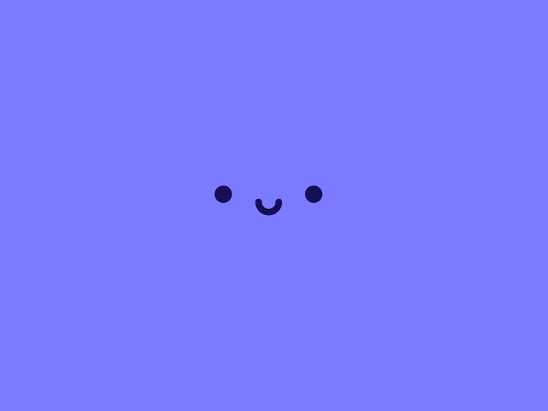 Happy animated animation app character cute design emotion face flat gif graphic happy illustration lottie smile smiley smiley face ui vector