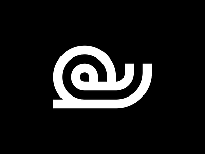 Snail animal icon line logo minimal nature simple snail