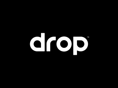 drop brand branding drop logo logotype minimal nature rain simple steven type water wordmark