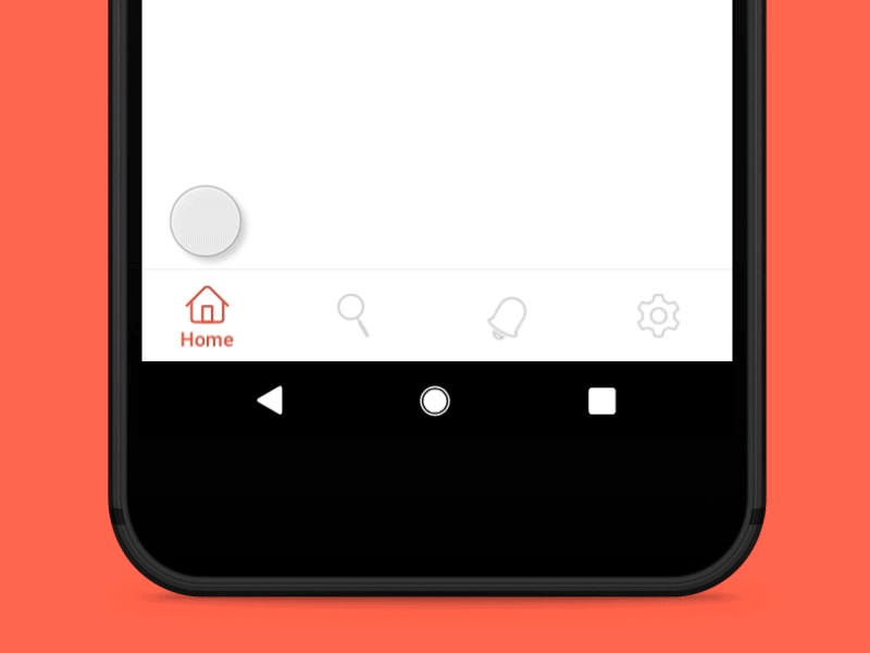 Navigation Icon Animations android animation flinto icons navigation pixel red