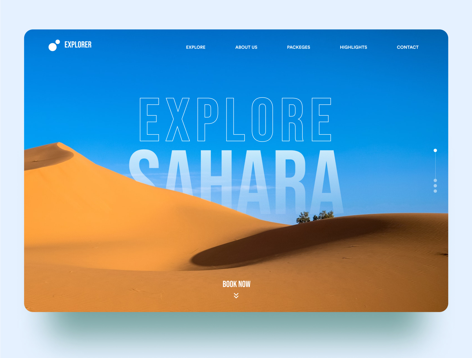 Sahara Desert Banner Concept 🌵 ️ by Teqlawn on Dribbble