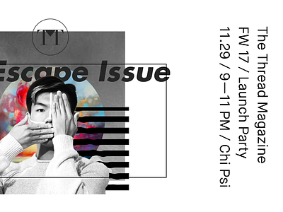 The Thread Magazine FW17: The Escape Issue fashion graphic design print design