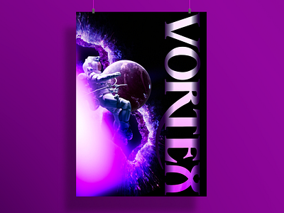 Into the Vortex:Poster 3d branding de design graphic design illustration motion graphics poster typography