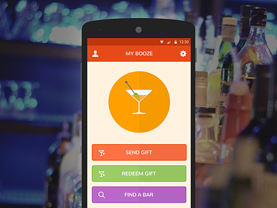 My Booze android material app design booze interface ui ux