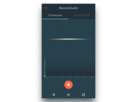 Audio Recorder Redesign