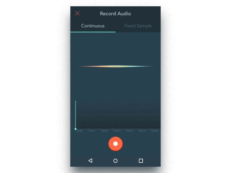Audio Recorder Redesign android audio editing mobile rnd sound graph sound waves ui ux