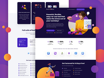 Factoreal | Landing Page & Ads