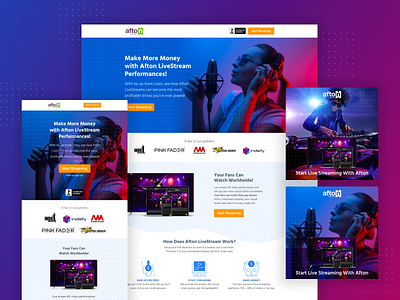 Afton | Landing Page & Ads