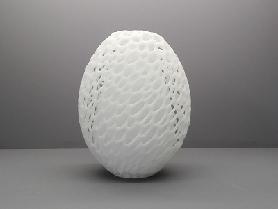 Voronoi Lamp in AE12 3d lamp 3d printing additive manufacturing ae12 design interior design voronoi design