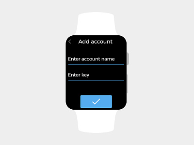 Authenticator watch app by Prince Kumar on Dribbble