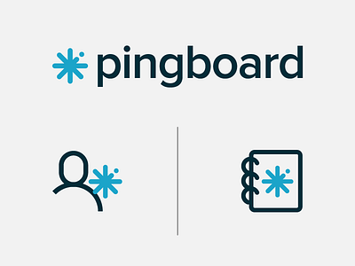 Pingboard Brand app app icon brand business directory icon logo person proxima nova splashterix