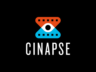 Cinapse Brand Proposal brand cinephile criticism eye film film strip logo movies theater watch