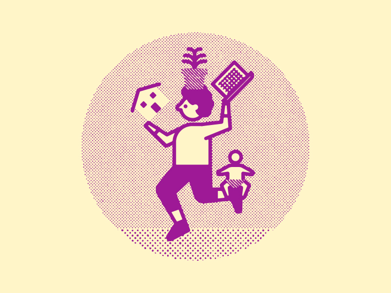 Skills Fund Spot Illustrations illustration spot illustration icons halftone school classroom mountain design education people