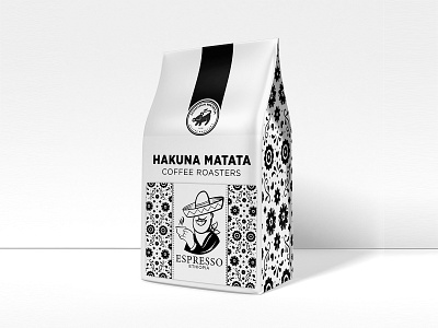 coffee bag label design