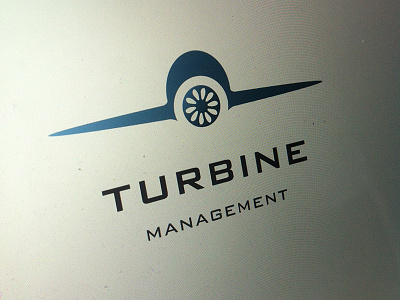 Turbine Management graphic design identity logo