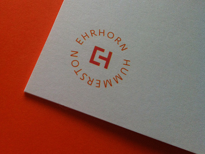 Logo - Ehrhorn Hummerston ehrhorn hummerston graphic design identity logo