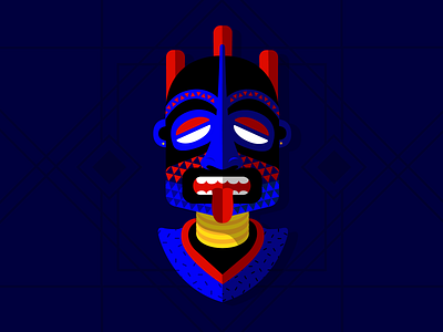 Biombo Mask african augmentedreality design illustration illustrator masks vector
