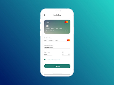 DailyUI #002 - Credit Card Checkout