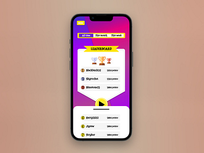 Leaderboard Screen designs, themes, templates and downloadable graphic ...