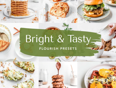 Bright & Tasty Lightroom Presets bright airy