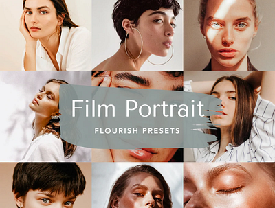 Film Portrait Lightroom Presets bright airy
