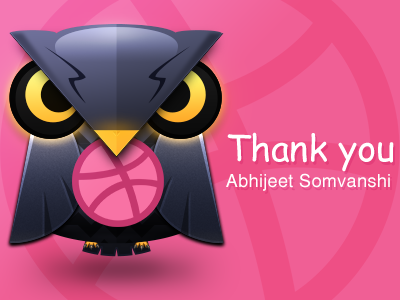 thank you,Abhijeet Somvanshi debut invite thank