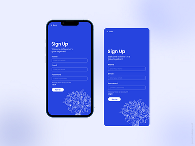 Sign Up Page app appdesign branding dailyui ui uidesign uiinspiration uiux ux webdesign