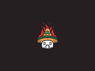 ChiliCasa brand design branding chili chili pepper chili sauce fire geometric habanero hot sauce house identity logo logo design mexico pepper playful simple sombrero
