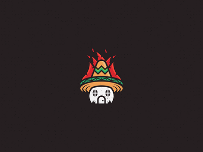 ChiliCasa brand design branding chili chili pepper chili sauce fire geometric habanero hot sauce house identity logo logo design mexico pepper playful simple sombrero