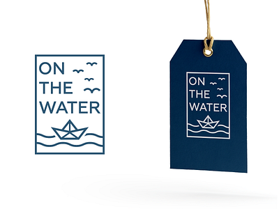 On The Water Logo And Label