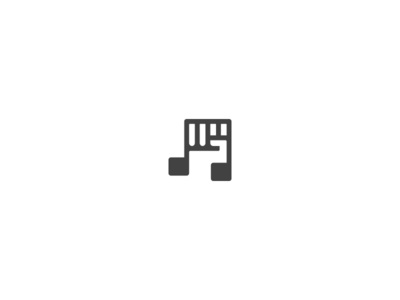 Rebel Music branding fist geometric icon logo logo design minimalist music music note negative space simple simple design