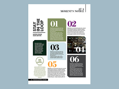 Noticeboard indesign layout newsletter