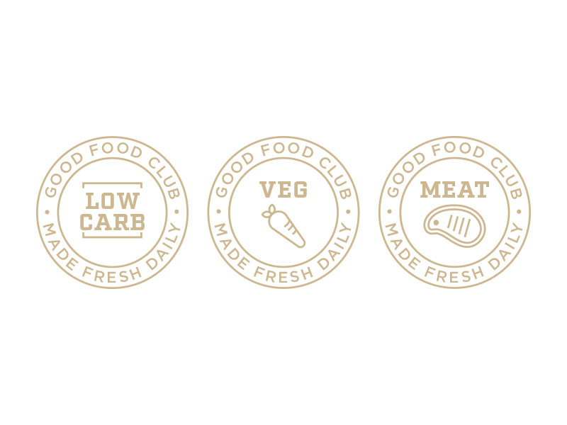 Food Type Stamps food branding icons stamps