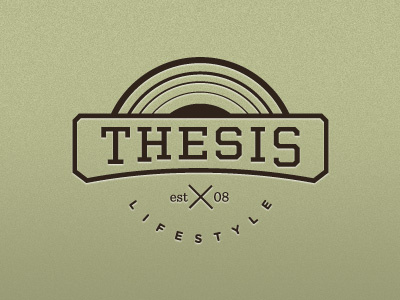 Thesis Lifestyle Concept Logo branding identity logo