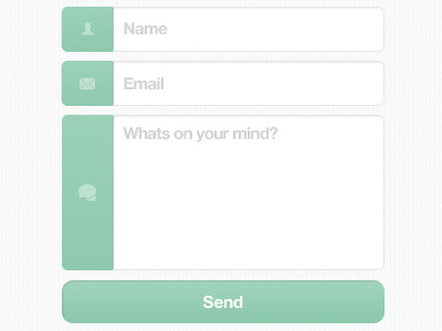 Contact Form form ui