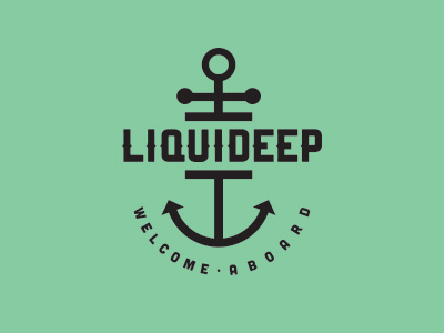 Welcome Aboard logo typography