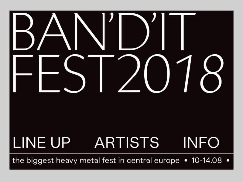 BAN'D'IT FEST 2018 animation app desktop gif ui web website