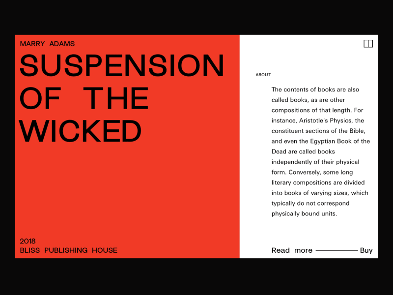 Suspension of the wicked animation app brutal brutalism desktop gif ui ux web website