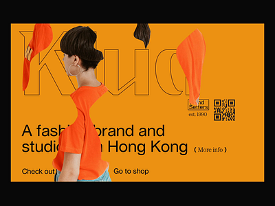 Klua animation app brutal brutalism desktop fashion gif minimal minimalism ui ux web website