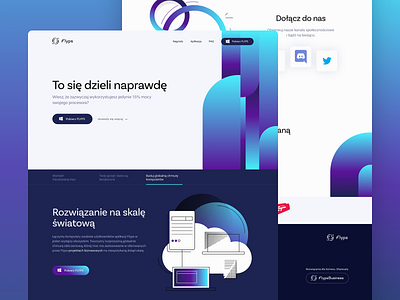FLYPS Homepage app design desktop energy flyps homepage sketch ui web