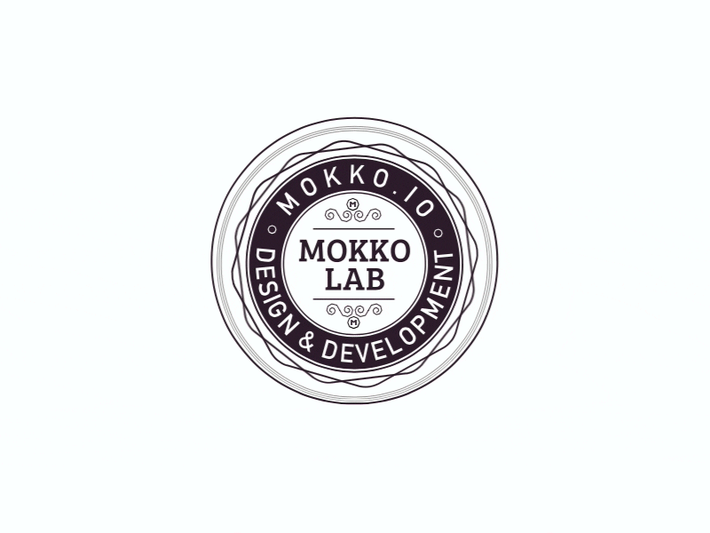 Mokko Lab Badge Animation