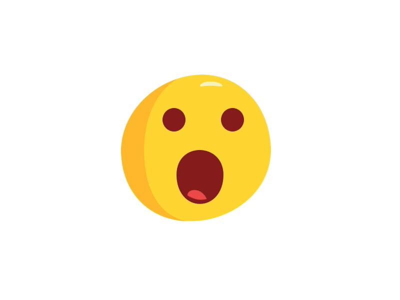 Wow Emoji 2017 app circle emoji gif icon sketch vector wow yellow
