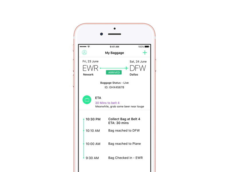 Uber Design Exercise 2017 airport animation app baggage check in ios uber ui vector