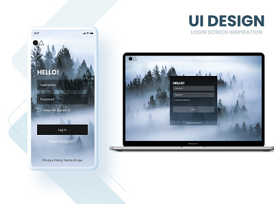 Login Screen app design graphic design login ui ux web