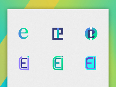 Letter E & I Combination