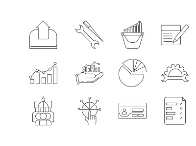 Free Business Line Icons Pack. business icons free icons icons icons design icons pack vector icons